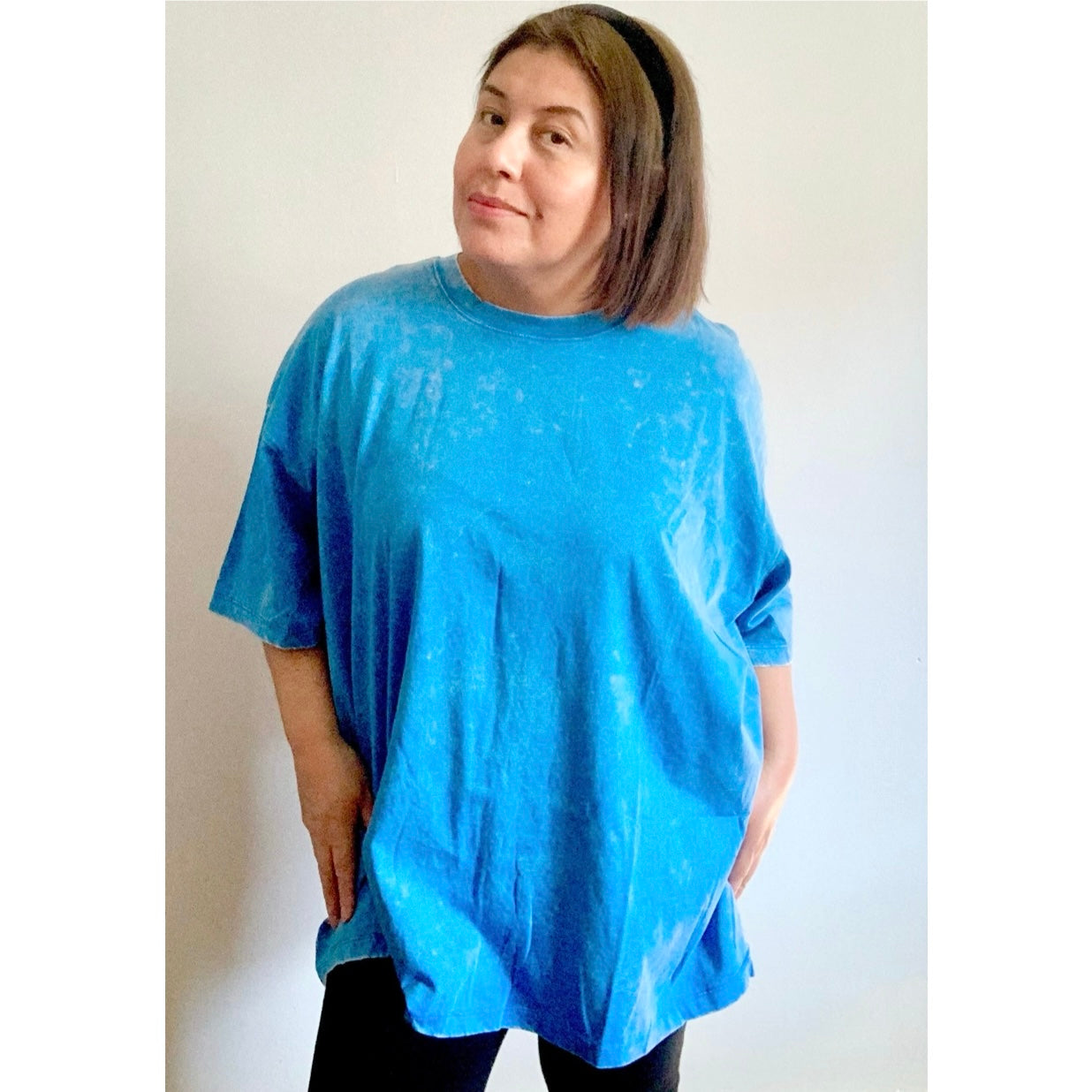 Mineral Washed Cotton Boyfriend Tee