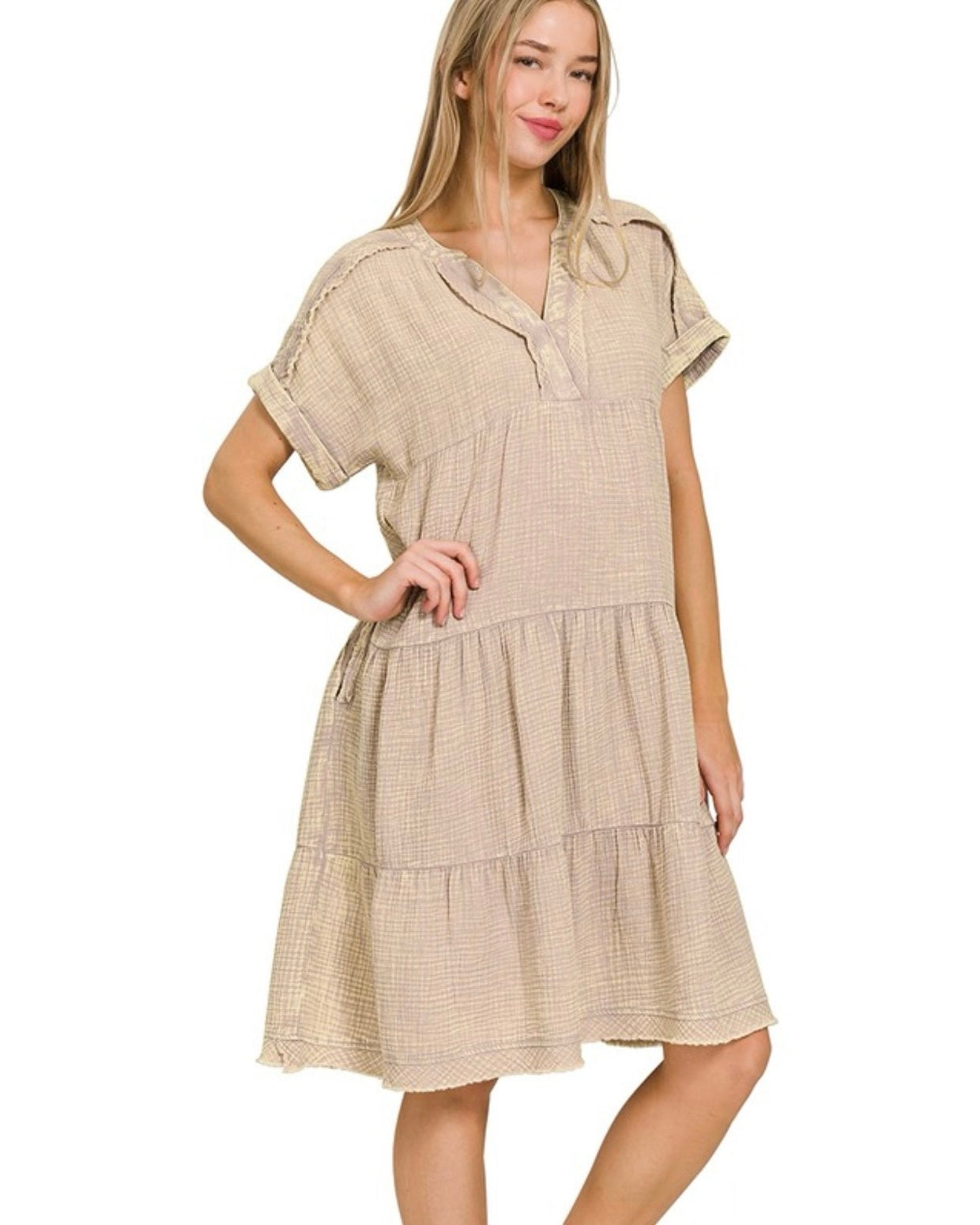 Annie Washed Gauze Dress