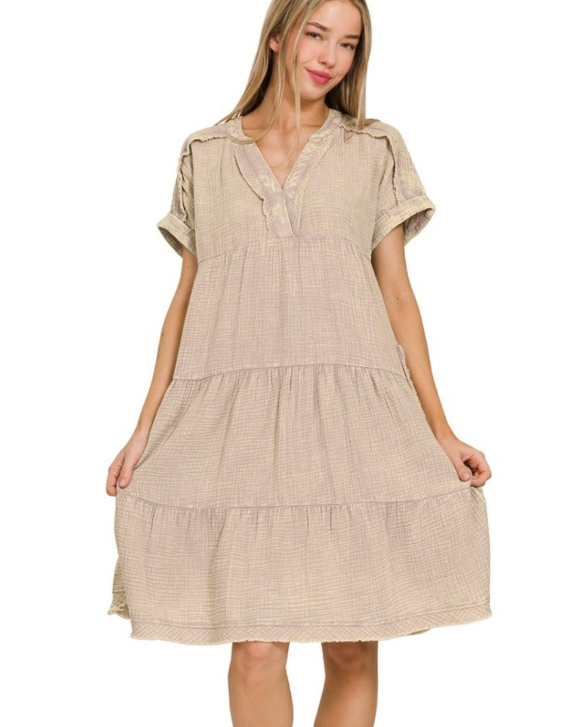 Annie Washed Gauze Dress