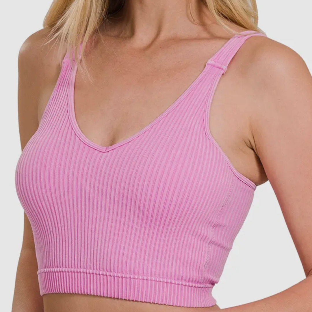 Mandy Padded Crop Top Bralette