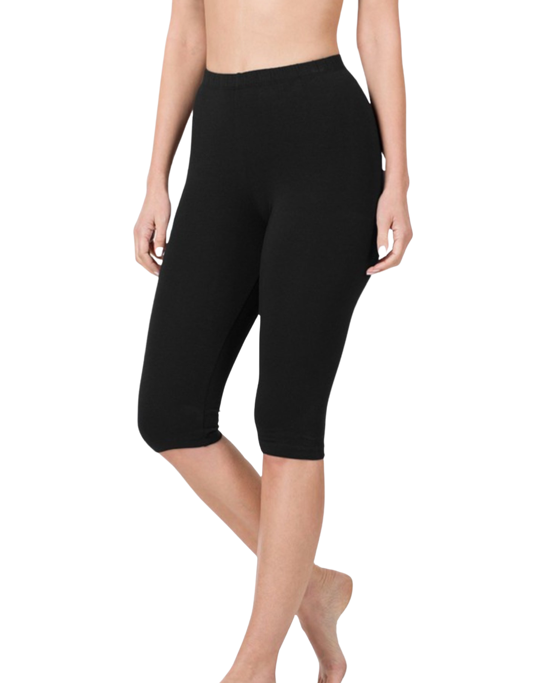 Soft Premium Cotton Capri Leggings