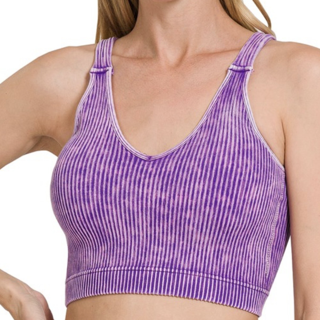 Mandy Padded Crop Top Bralette