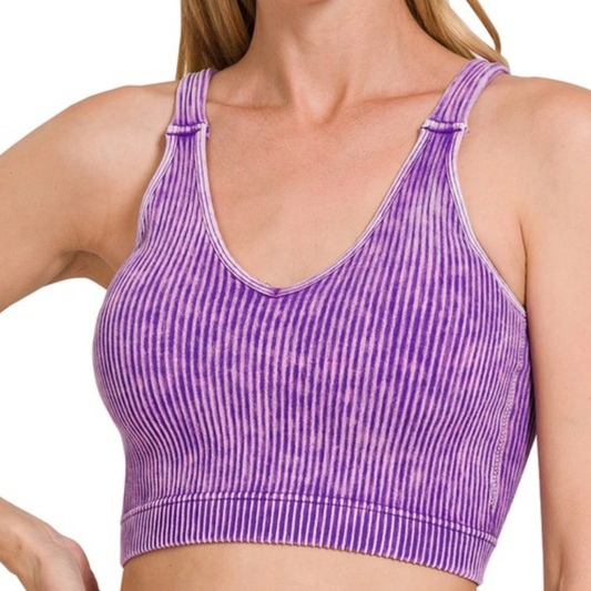 Mandy Padded Crop Top Bralette