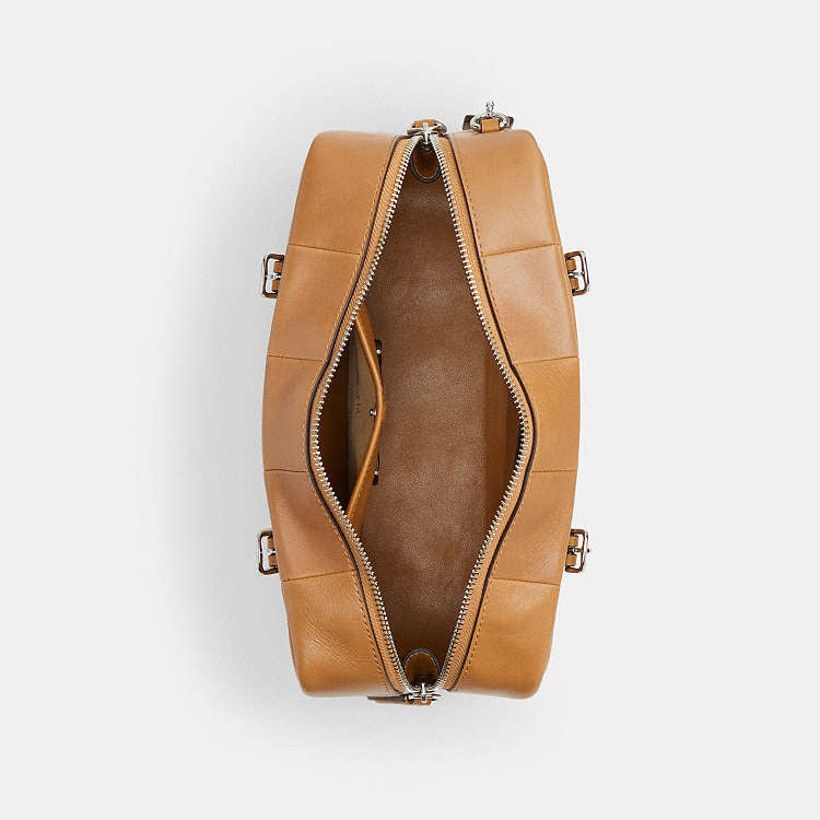 Coachtopia Alter/Ego Satchel Bag In Checkerboard Upcrafted Leather