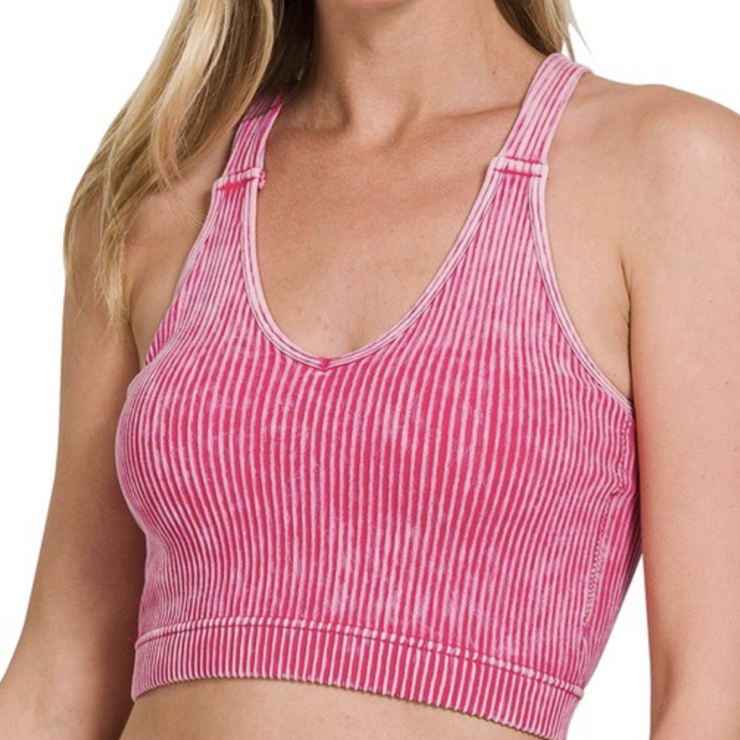 Mandy Padded Crop Top Bralette