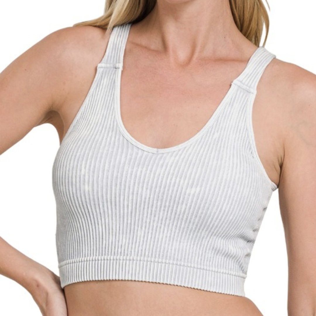 Mandy Padded Crop Top Bralette