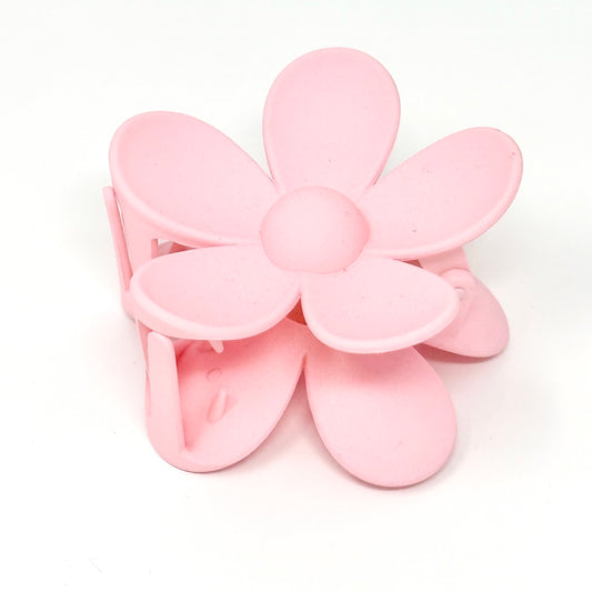 Pink Daisy Hair Claw Clip