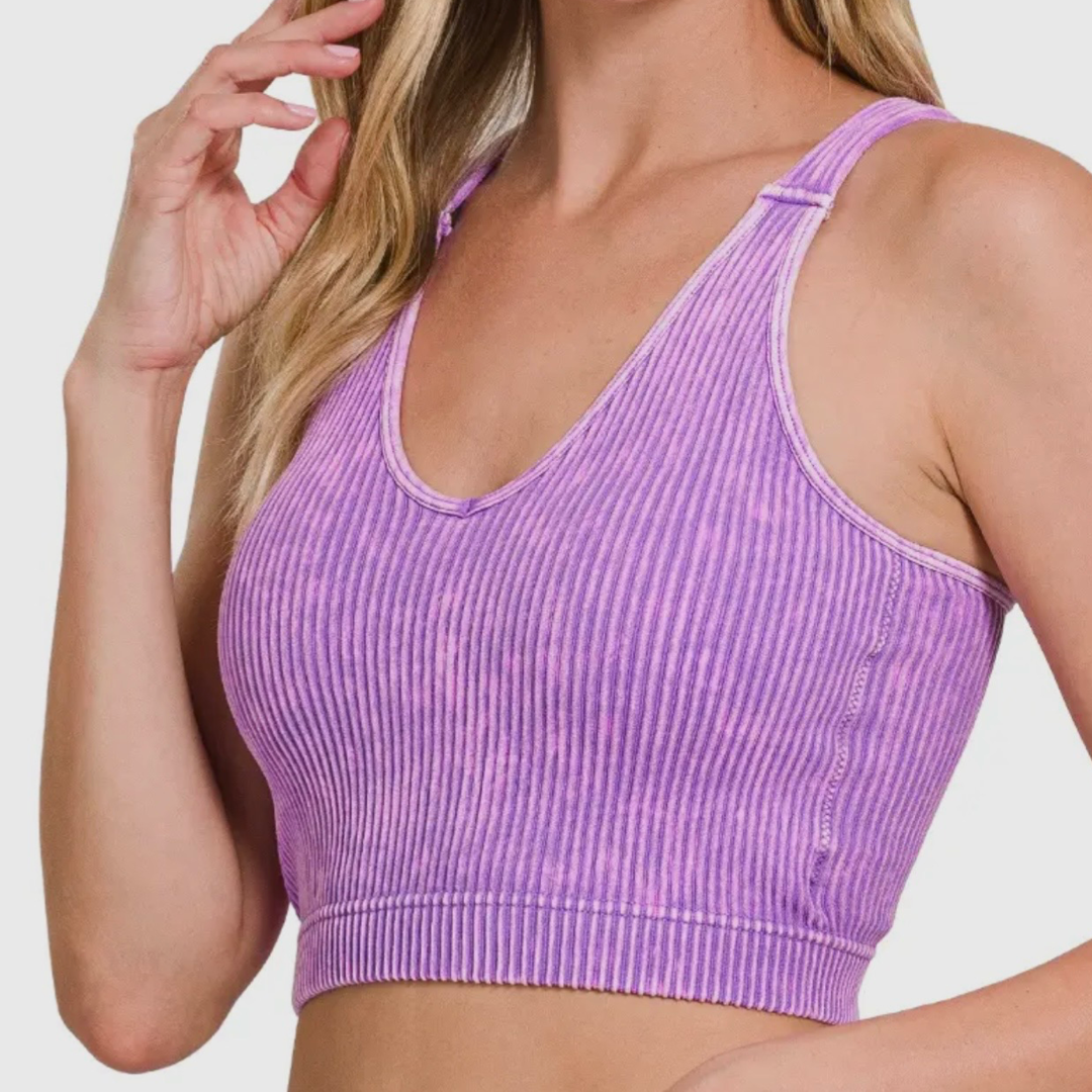 Mandy Padded Crop Top Bralette