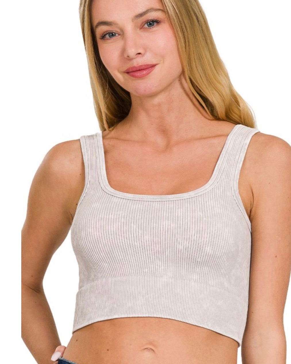 Mila Seamless Cropped Tank Top