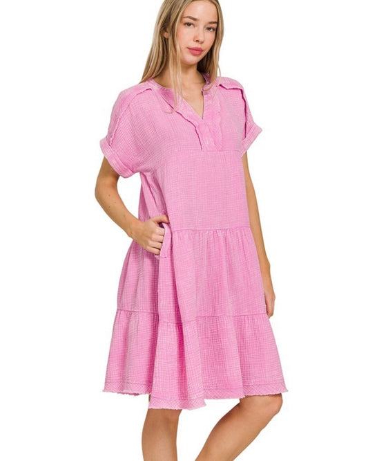 Annie Washed Gauze Dress