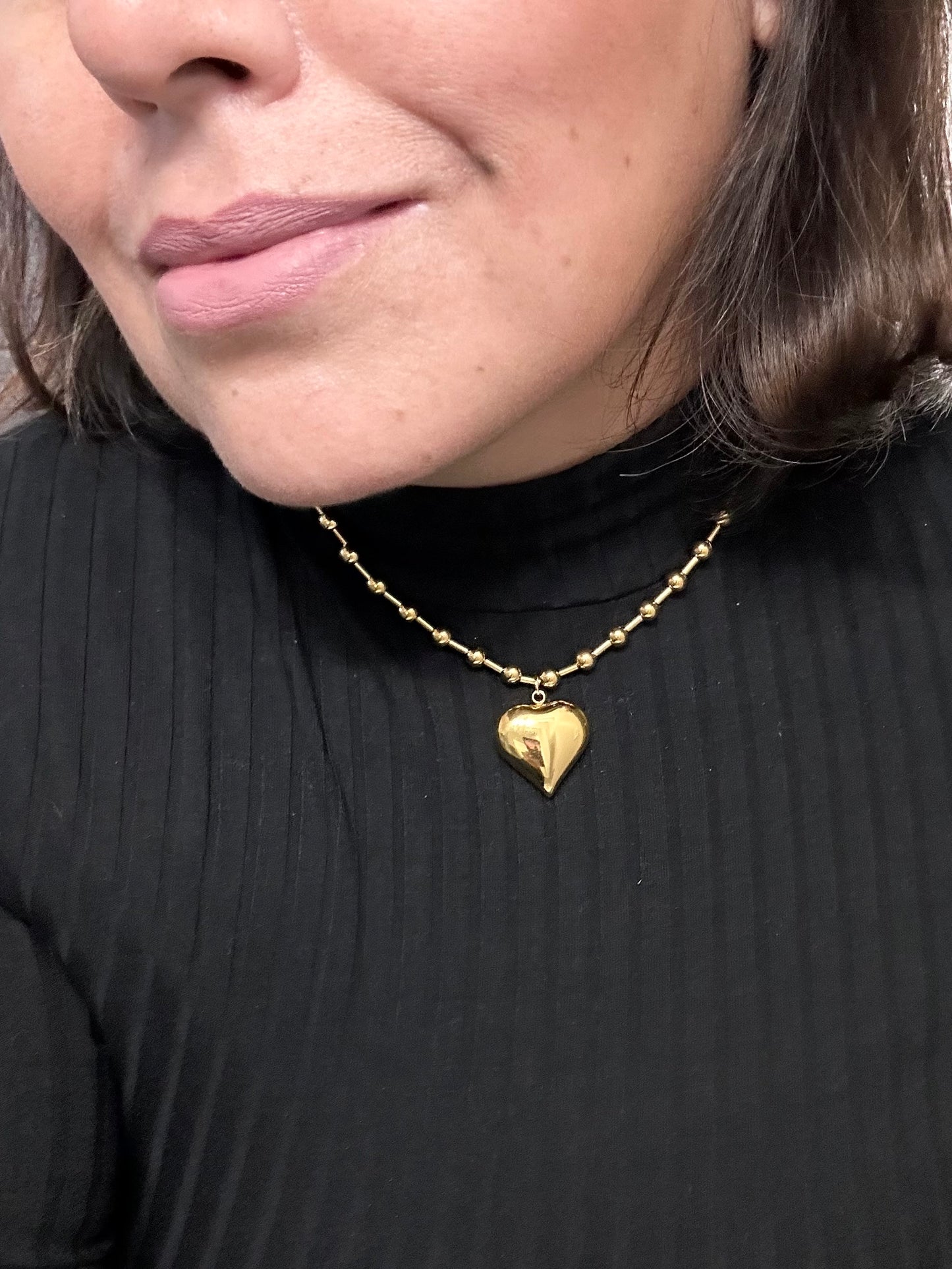 Juliet Heart Necklace