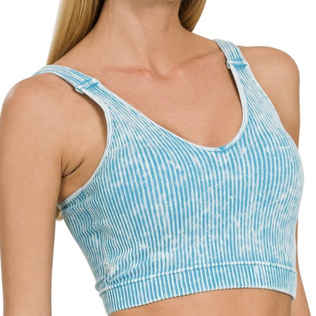 Mandy Padded Crop Top Bralette