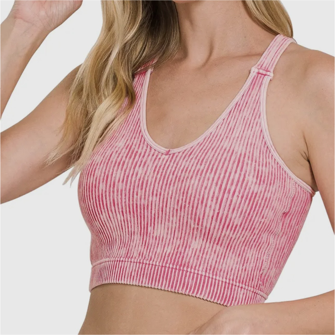 Mandy Padded Crop Top Bralette