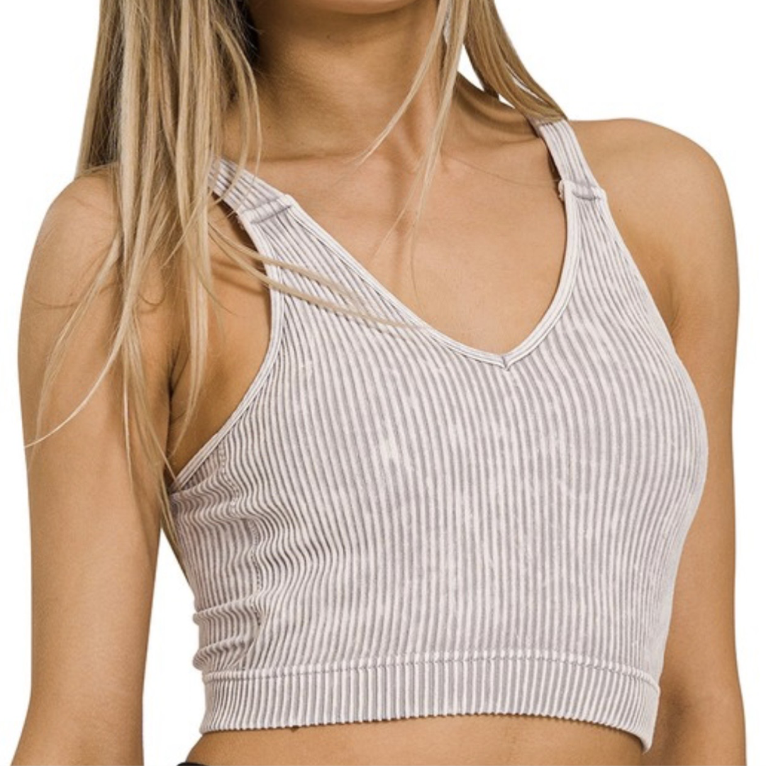 Mandy Padded Crop Top Bralette