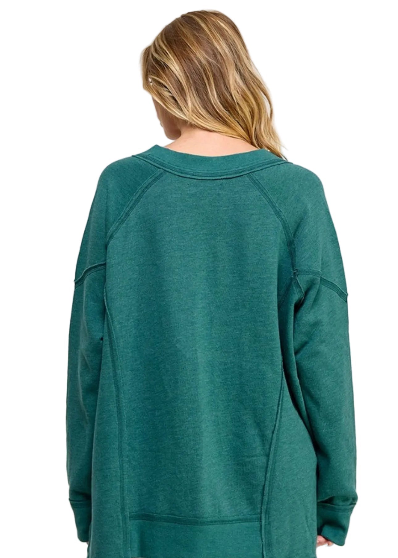 Weekender V-Neck Oversized Pullover