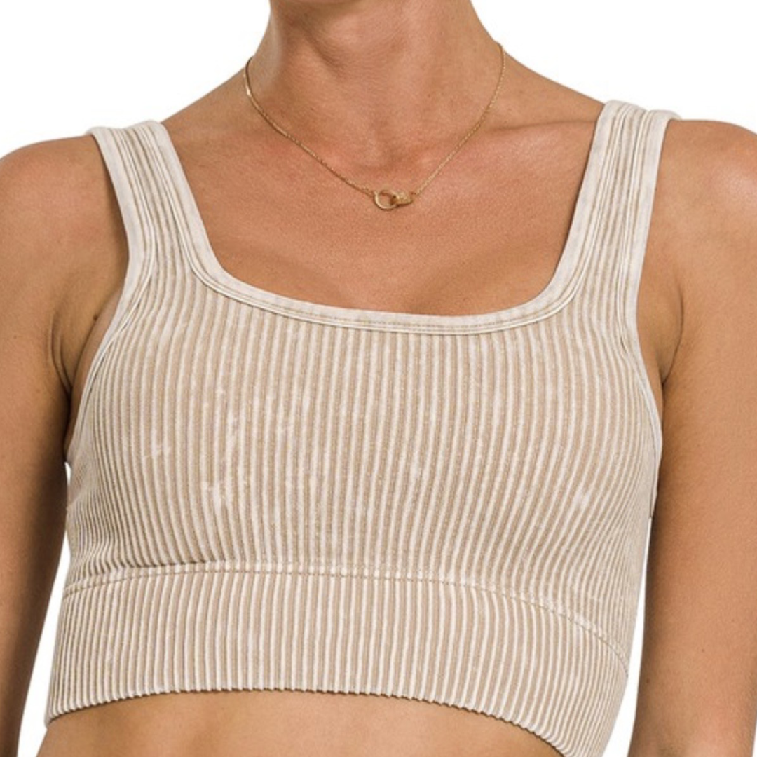 Siena Padded Crop Top Bralette