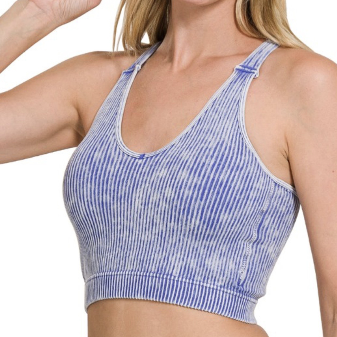 Mandy Padded Crop Top Bralette