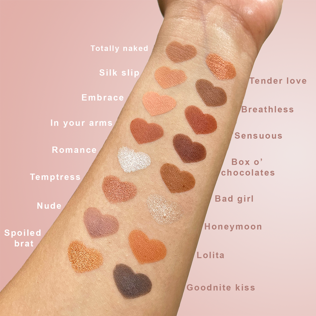 Italia Deluxe Sinful Eyes Teddy Bare Eyeshadow Palette