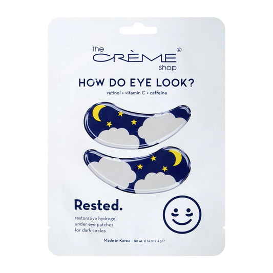 The Crème Shop How Do Eye Look? Rested Under Eye Patches For Dark Circles